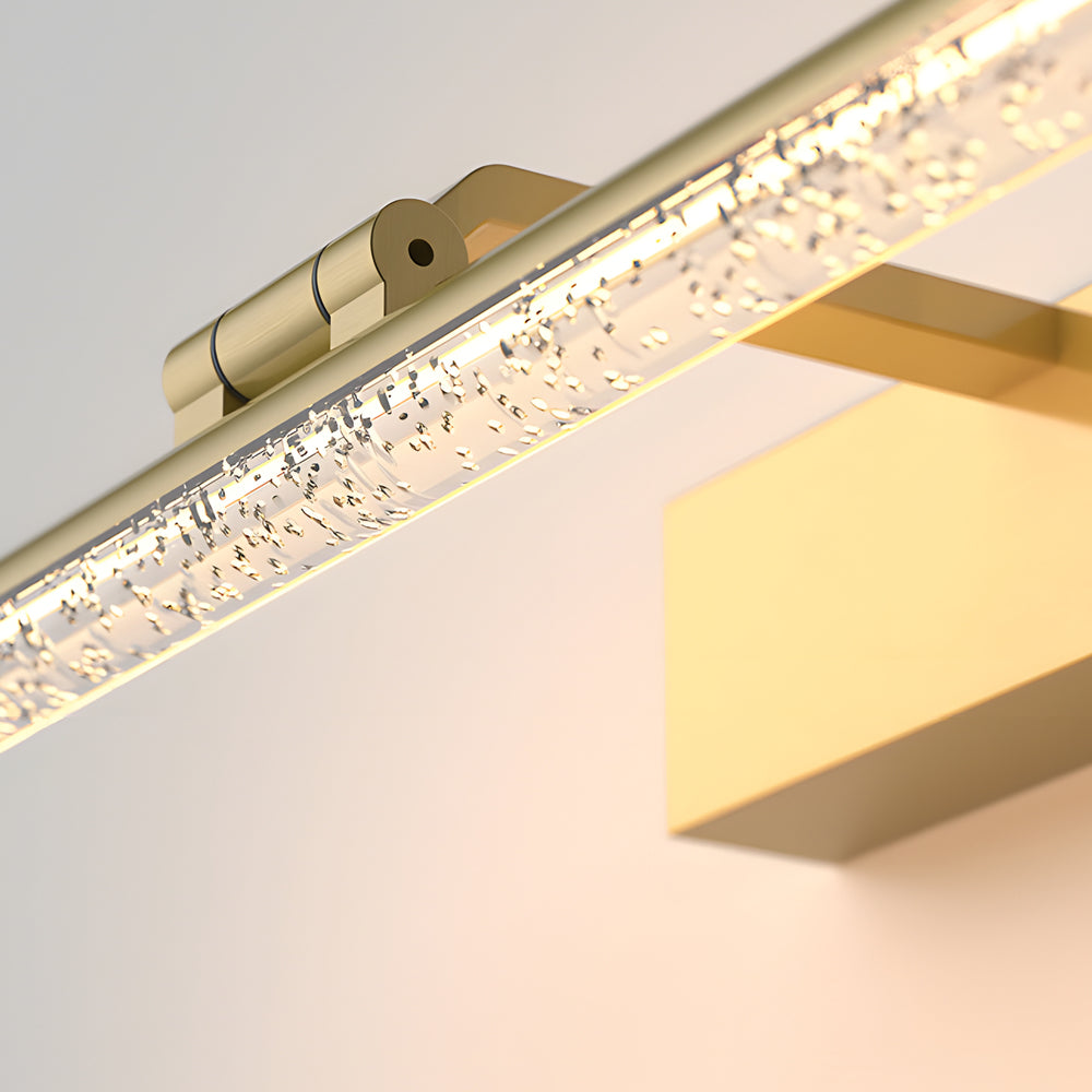 Rotatable Seeded Acrylic LED Bathroom Vanity Fixture Dimmable Contemporary Bath Bar, Bathroom Vanity Light, detail 6