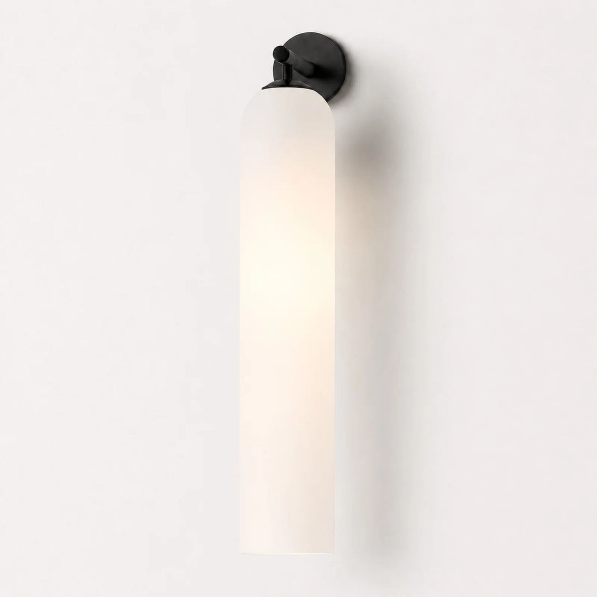 Cylindrical Art Glass Wall Light