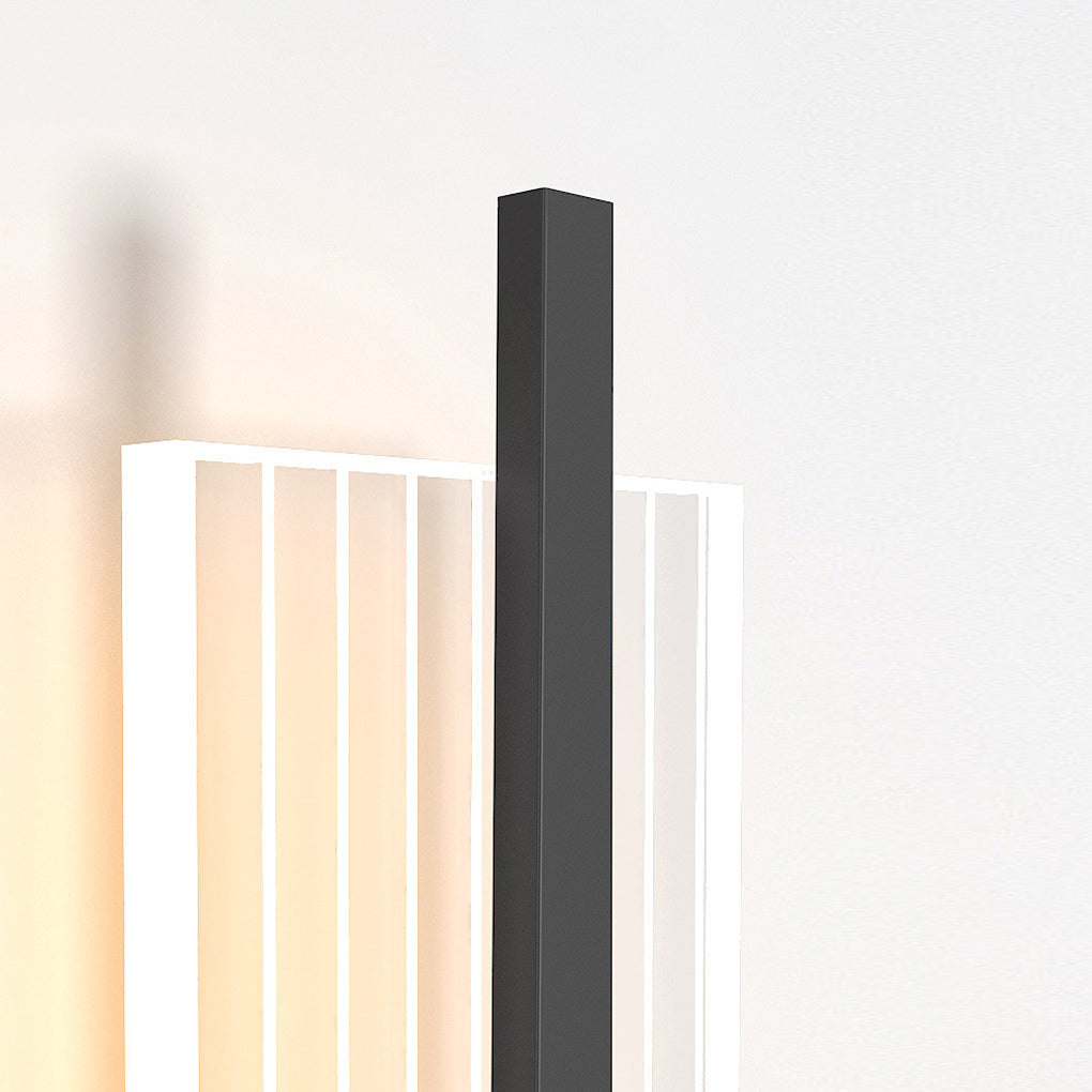 Creative Rectangle Warm Light Postmodern Wall Light Wall Fixtures Lighting, Bedroom Wall Sconce, detail 11