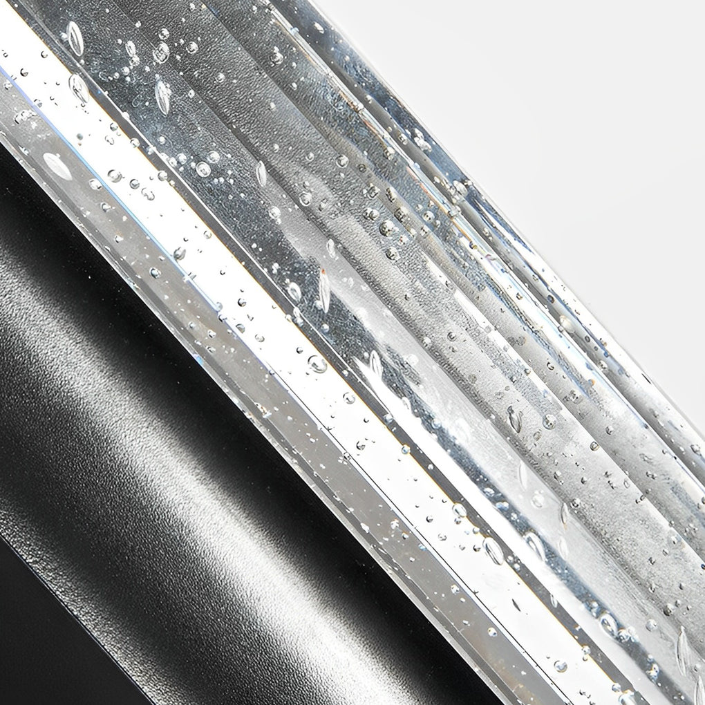 11.8 Inch Waterproof Hardwired Bubbles Glass Exterior Wall Light, Outdoor Wall Light, detail 4