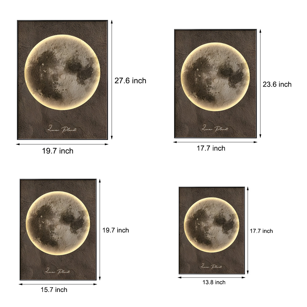 Crystal Moon Electric Meter Box Decorative Painting, Wall Sconce, detail 8