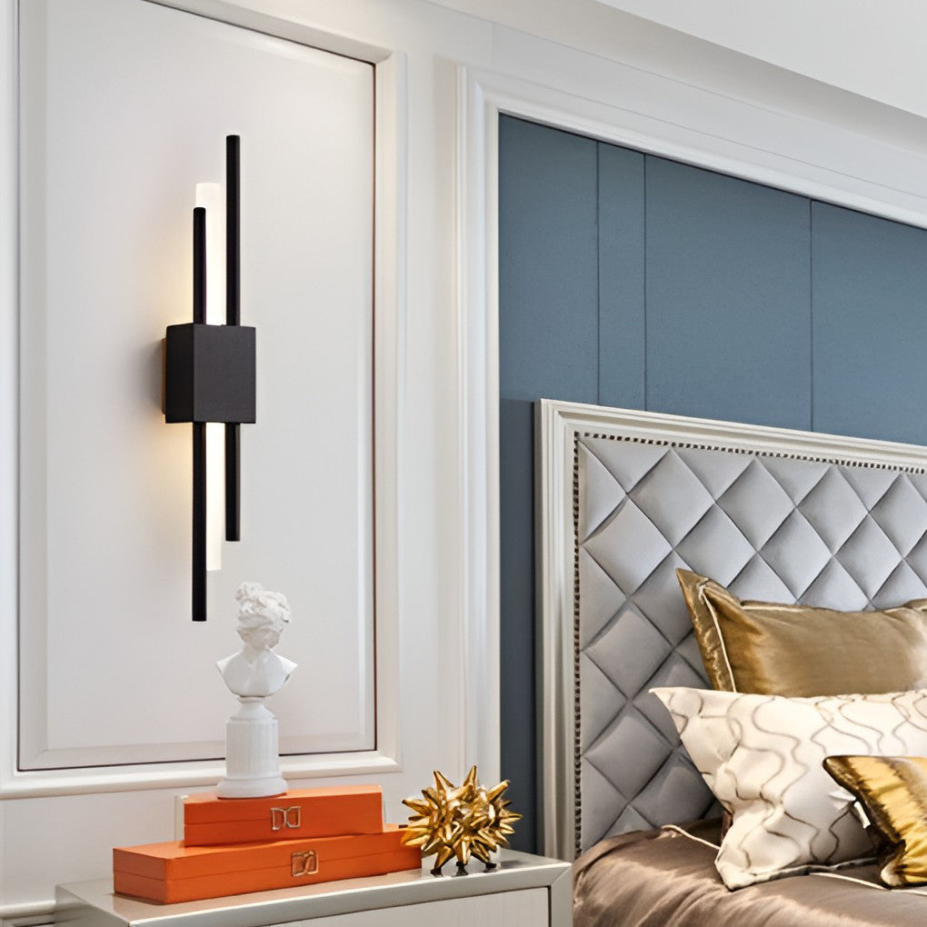 LED Up and Down Lights Postmodern Wall Light, Bedroom Wall Sconce, detail 5