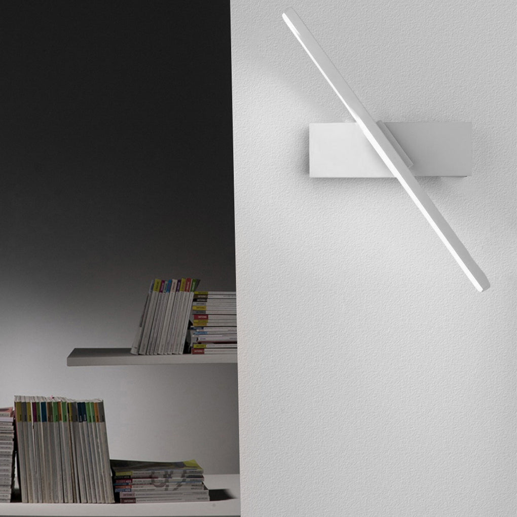 330° Rotatable Creative Strip LED Contemporary Wall Light, Bedroom Wall Sconce, detail 8