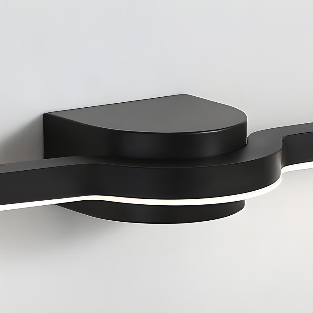 Curved Contemporary LED Bathroom Vanity Fixture in 16''/23''/31'' Length, Bathroom Vanity Light, detail 8