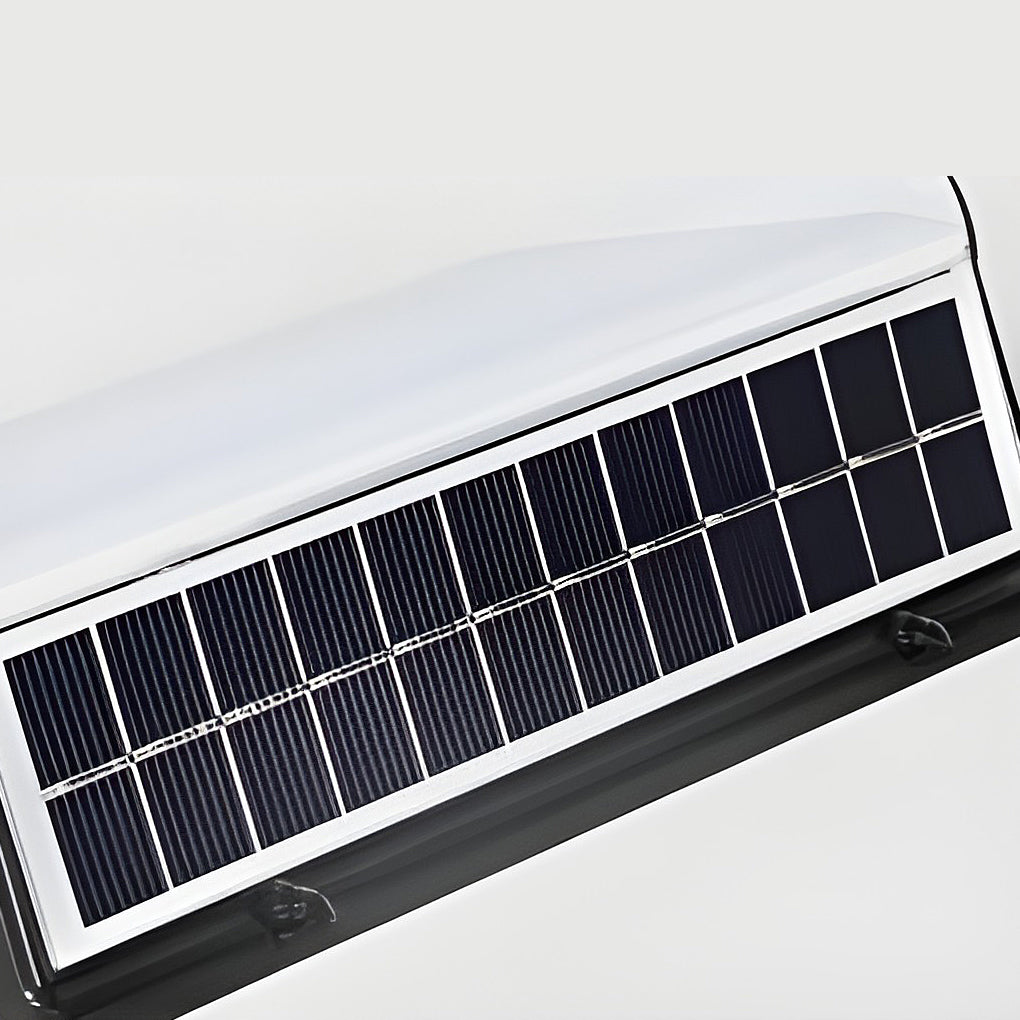 Long Acrylic LED Solar Exterior Wall Light Waterproof Linear Wall Mounted Lighting, Outdoor Wall Light, detail 12