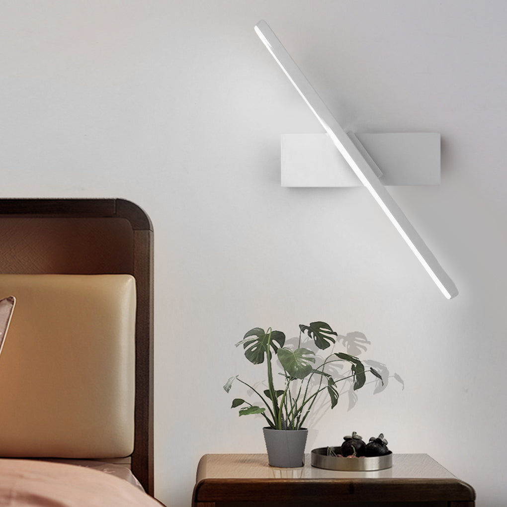 330° Rotatable Creative Strip LED Contemporary Wall Light, Bedroom Wall Sconce, detail 11