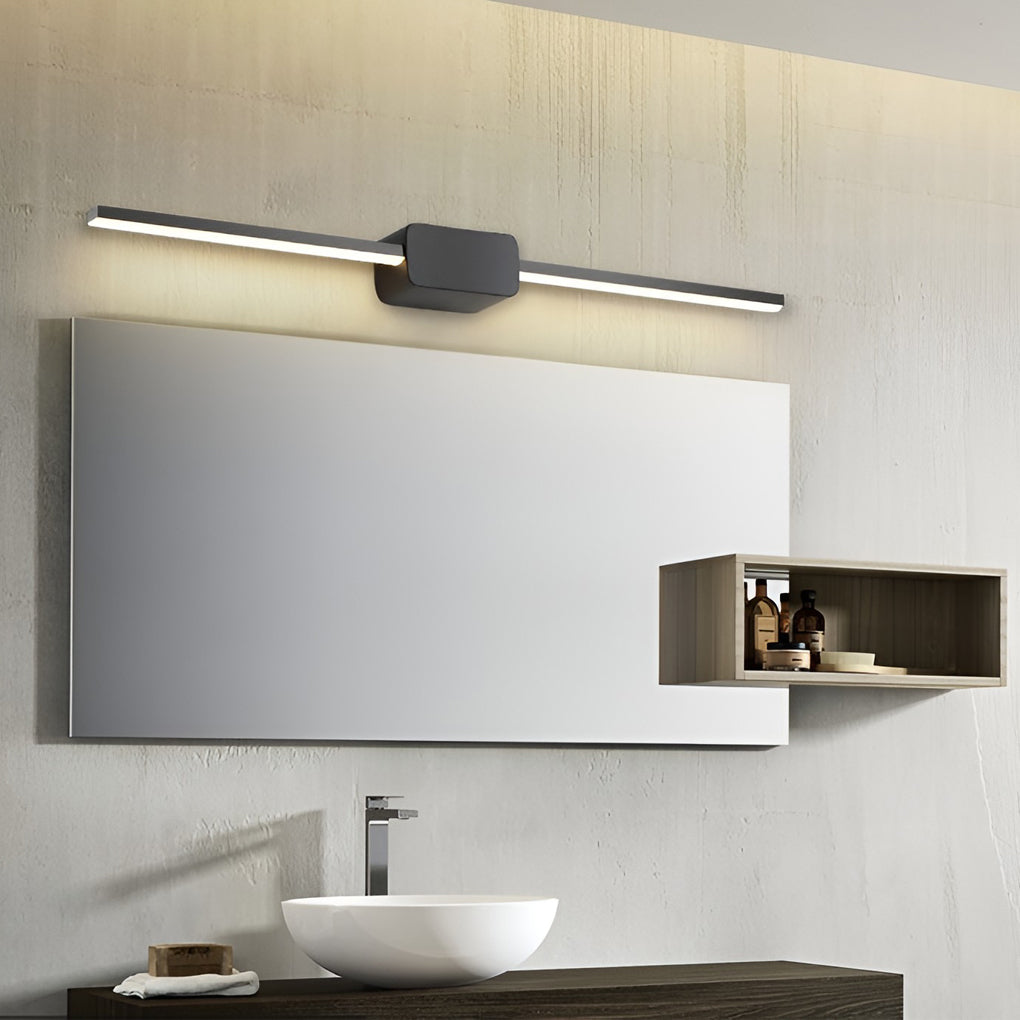 16''/24''/31'' Contemporary LED Linear Bathroom Vanity Fixture with Central Box Frame, Bathroom Vanity Light, detail 4
