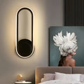 330° Rotatable Rounded Box LED Nordic Wall Light, Bedroom Wall Sconce, Iron, W 5in x H 12in