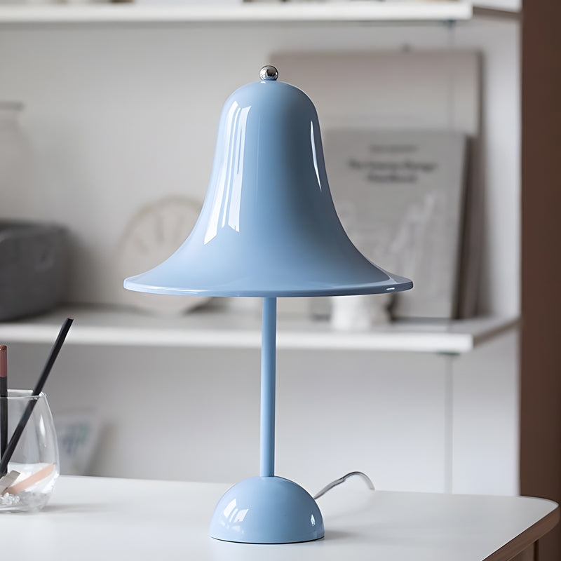 Polished Iron LED Nordic Portable Hat Table Light, Bedside Table Lamp, detail 7
