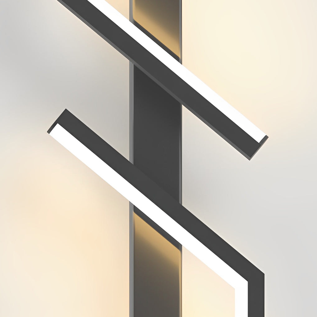 Irregular Symmetrical L Shape Creative LED Clean-Lined Wall Light Sconces Lighting, Bathroom Wall Sconce, detail 11