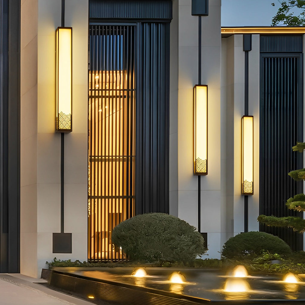 Vintage Waterproof Stainless Steel Brown Wall Light Exterior Lights, Wall Sconce, detail 8
