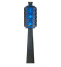 Kana 3-Light 48.00" Smoke Wall Sconce front view