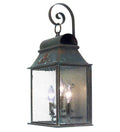 Bastille 3-Light 21.00" Golden Verde Wall Sconce front view