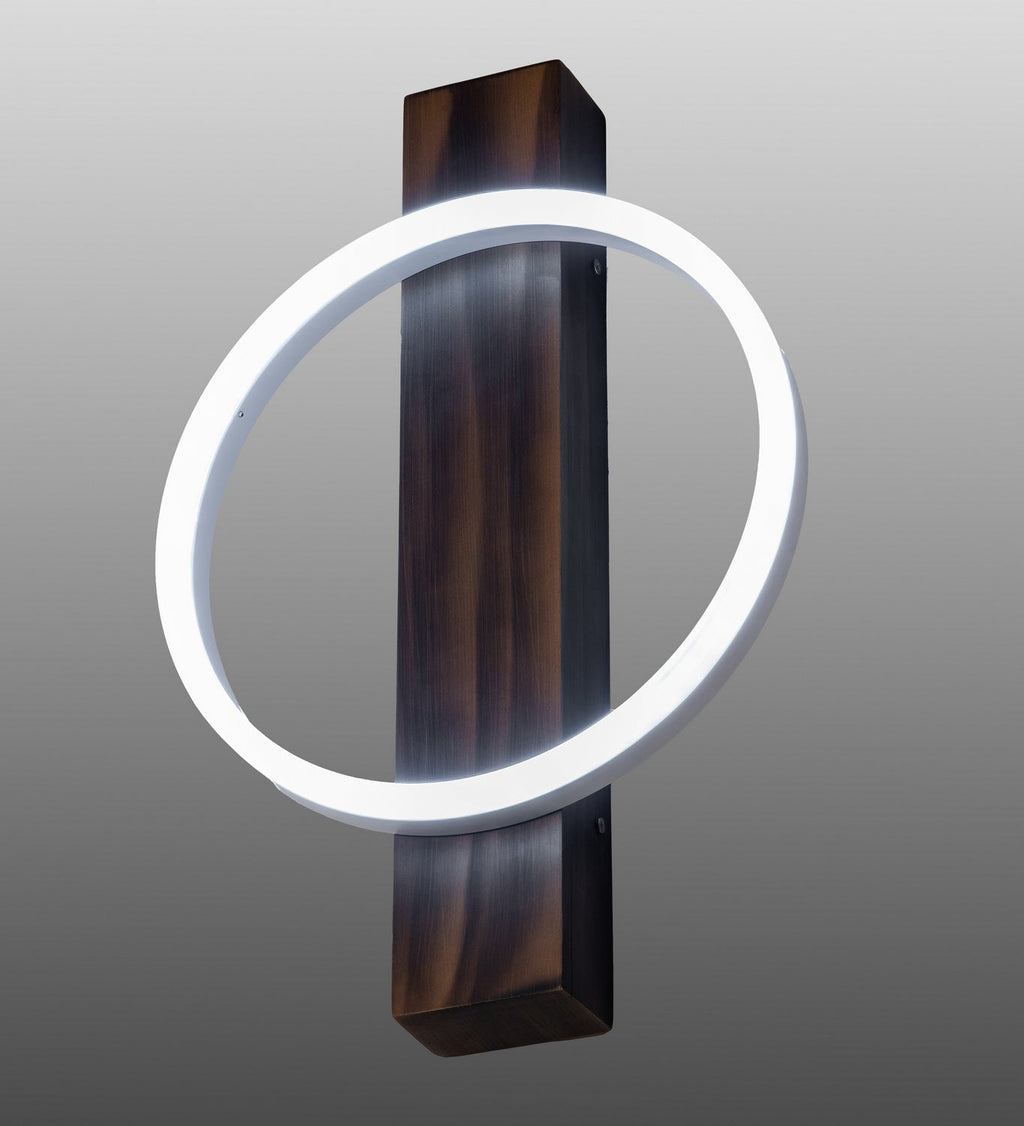 Ursula 18.00" Natural Wood LED Wall Sconce detail view 6