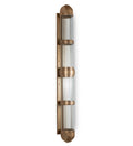 Christy 4-Light 80.00" Gold Metallic LED Wall Sconce front view