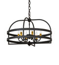 Titicaca 42 Inch 6-Light 42.00" Oil Rubbed Bronze LED Table Lamp front view