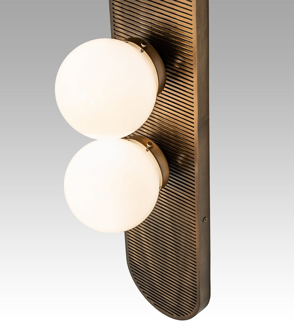 Sanderson 4-Light 108.00" Antique Copper LED Wall Sconce detail view 5