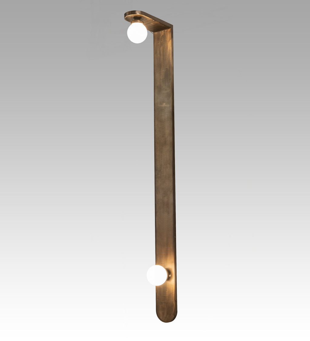 Sanderson 2-Light 78.00" Antique Copper LED Wall Sconce detail view 3