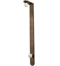 Sanderson 2-Light 78.00" Antique Copper LED Wall Sconce front view