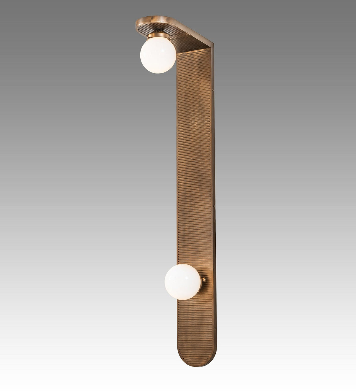 Sanderson 2-Light 48.00" Antique Copper LED Wall Sconce detail view 2