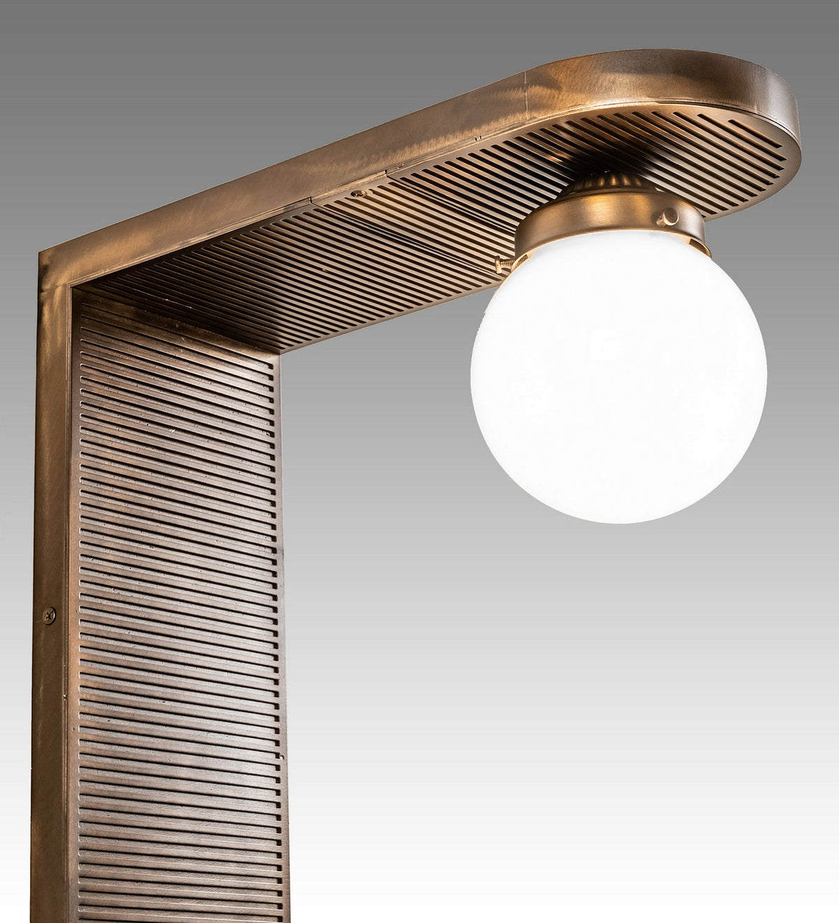 Sanderson 2-Light 48.00" Antique Copper LED Wall Sconce detail view 3