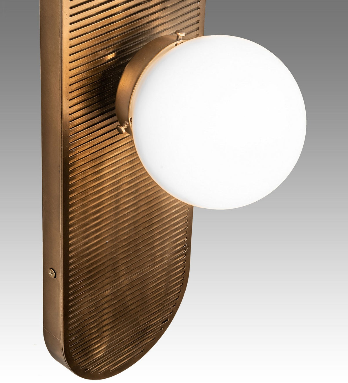 Sanderson 2-Light 48.00" Antique Copper LED Wall Sconce detail view 4