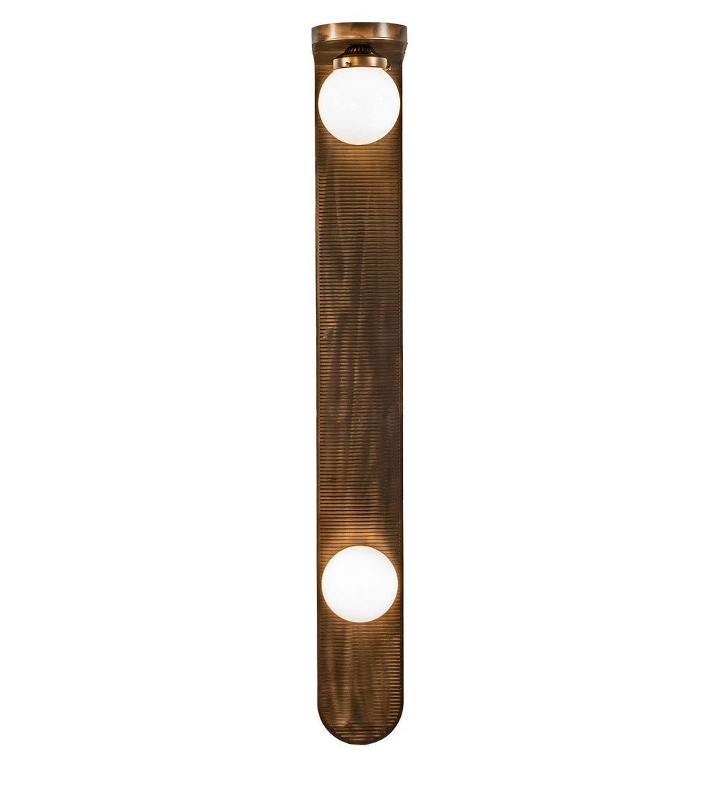 Sanderson 2-Light 48.00" Antique Copper LED Wall Sconce detail view 6