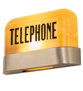 Telephone 1-Light 7.00" Satin Titanium Gold LED Wall Sconce front view