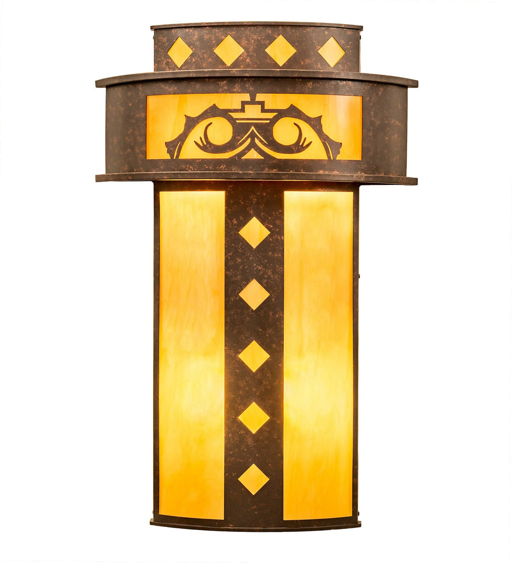 Tiara 4-Light 34.00" Copper Rust Wall Sconce detail view 4