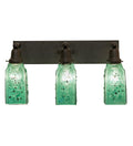 3-Light 3-Light 12.00" Oil Rubbed Bronze Wall Sconce front view