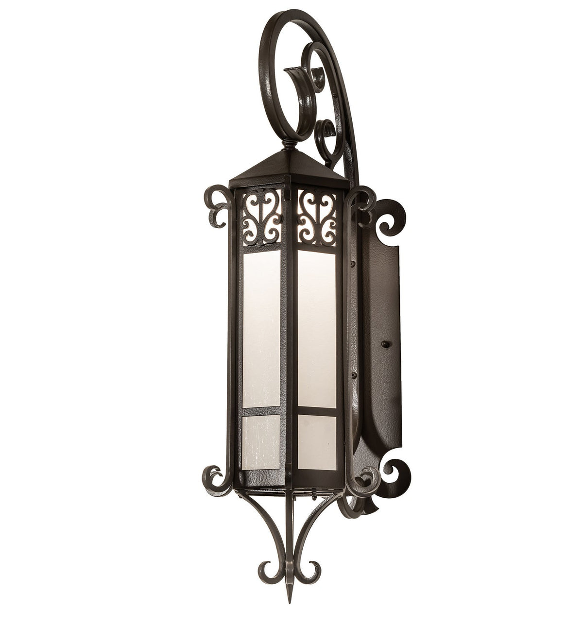 Caprice 1-Light 37.00" Textured Timeless Bronze LED Wall Sconce front view