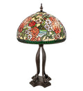 Romance Rose 33 Inch 3-Light 33.00" Mahogany Bronze Table Lamp front view