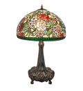 Romance Rose 31 Inch 3-Light 31.00" Mahogany Bronze Table Lamp front view
