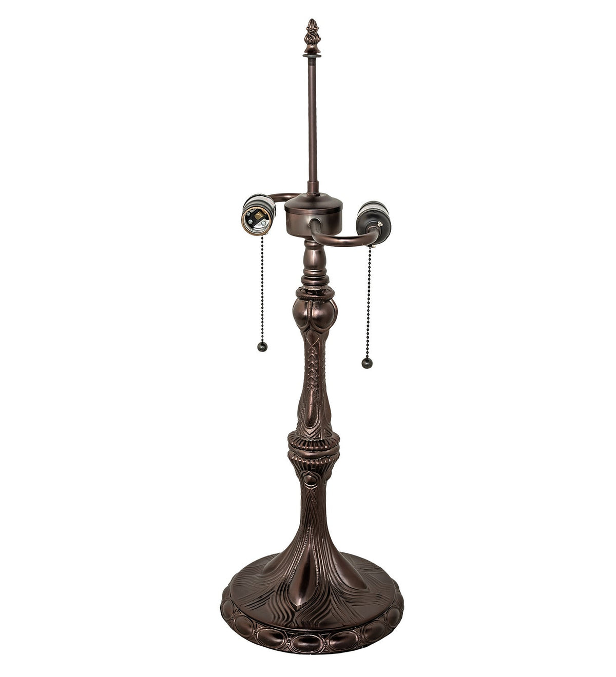 Gorham 26 Inch 2-Light 26.00" Mahogany Bronze Table Lamp detail view 5