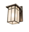 1-Light 12.50" Craftsman Brown On Copper Wall Sconce front view