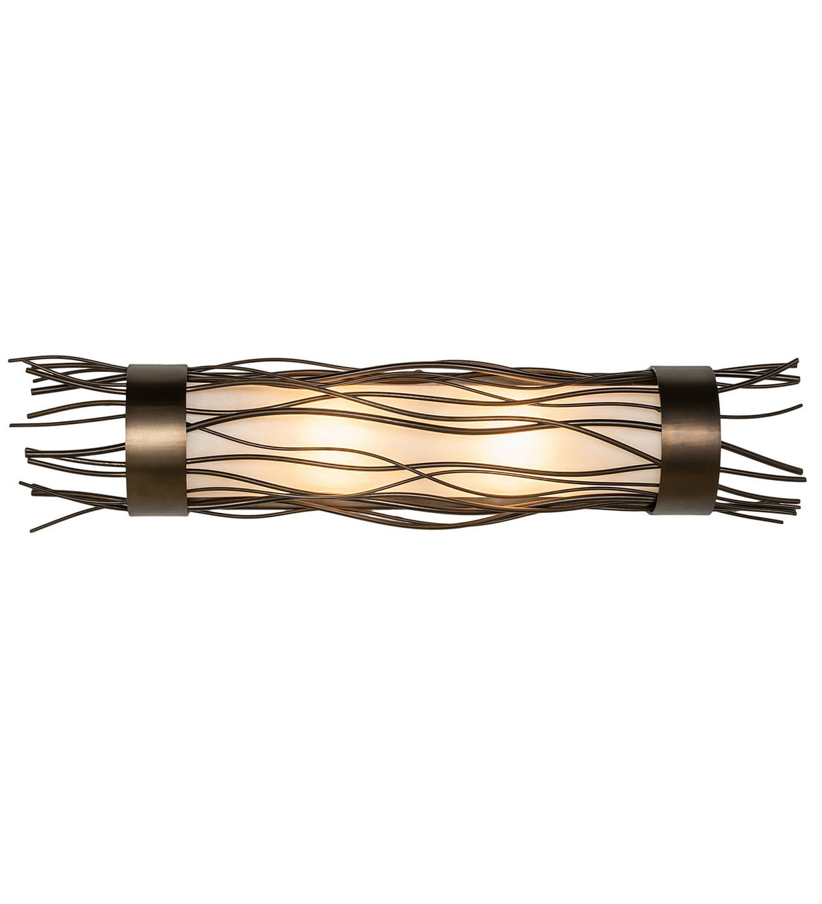 Rama 26 Inch 2-Light 5.00" Antique Copper Wall Sconce detail view 3
