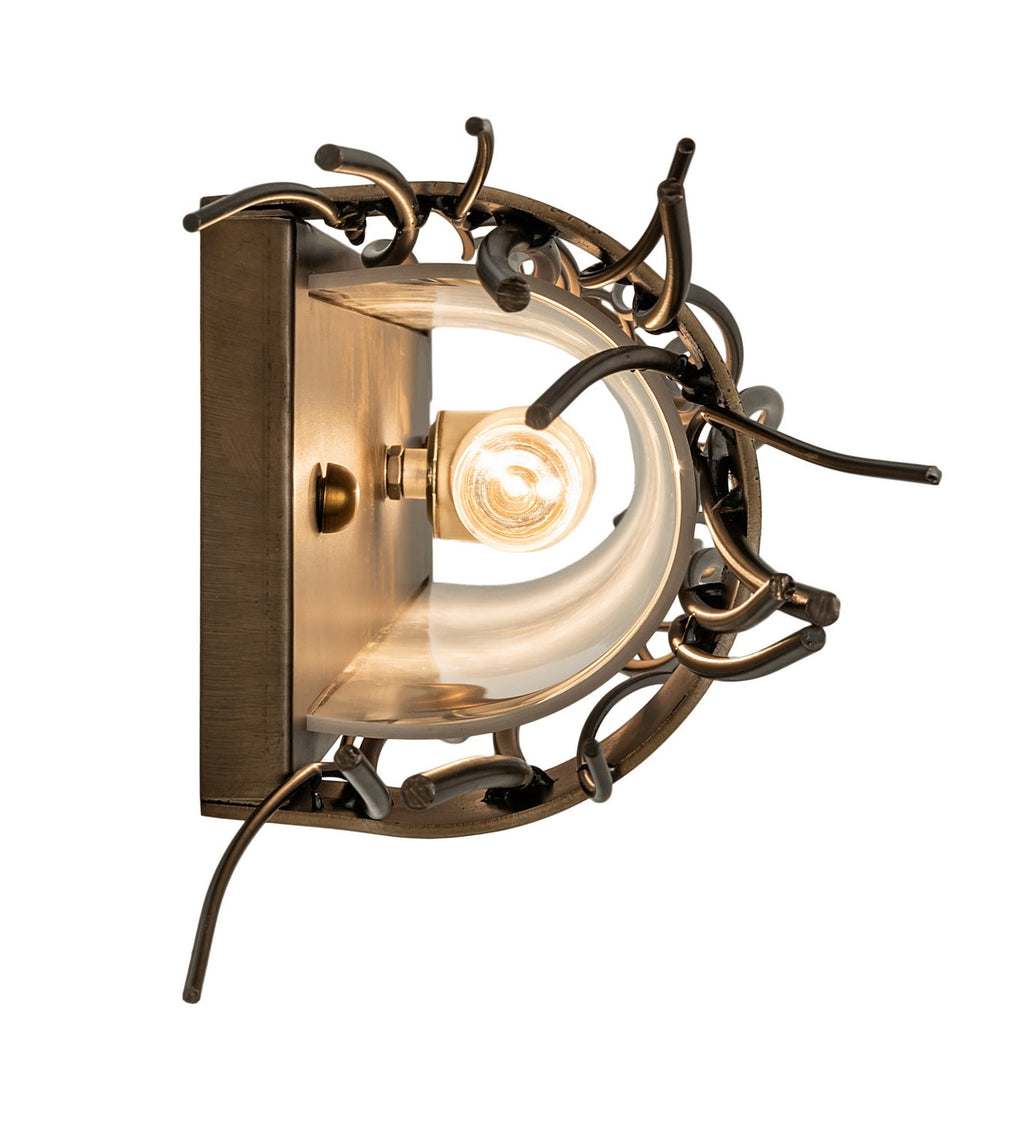 Rama 26 Inch 2-Light 5.00" Antique Copper Wall Sconce detail view 5
