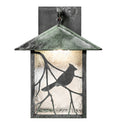 1-Light 22.00" Verdigris Wall Sconce front view