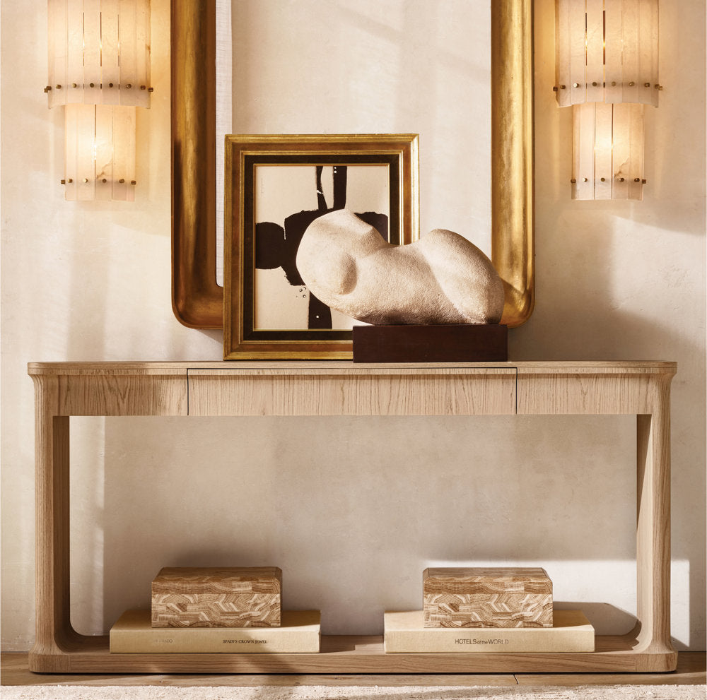 San Marco Alabaster Grand Circular Sconce, Bedroom Wall Sconce, detail 8