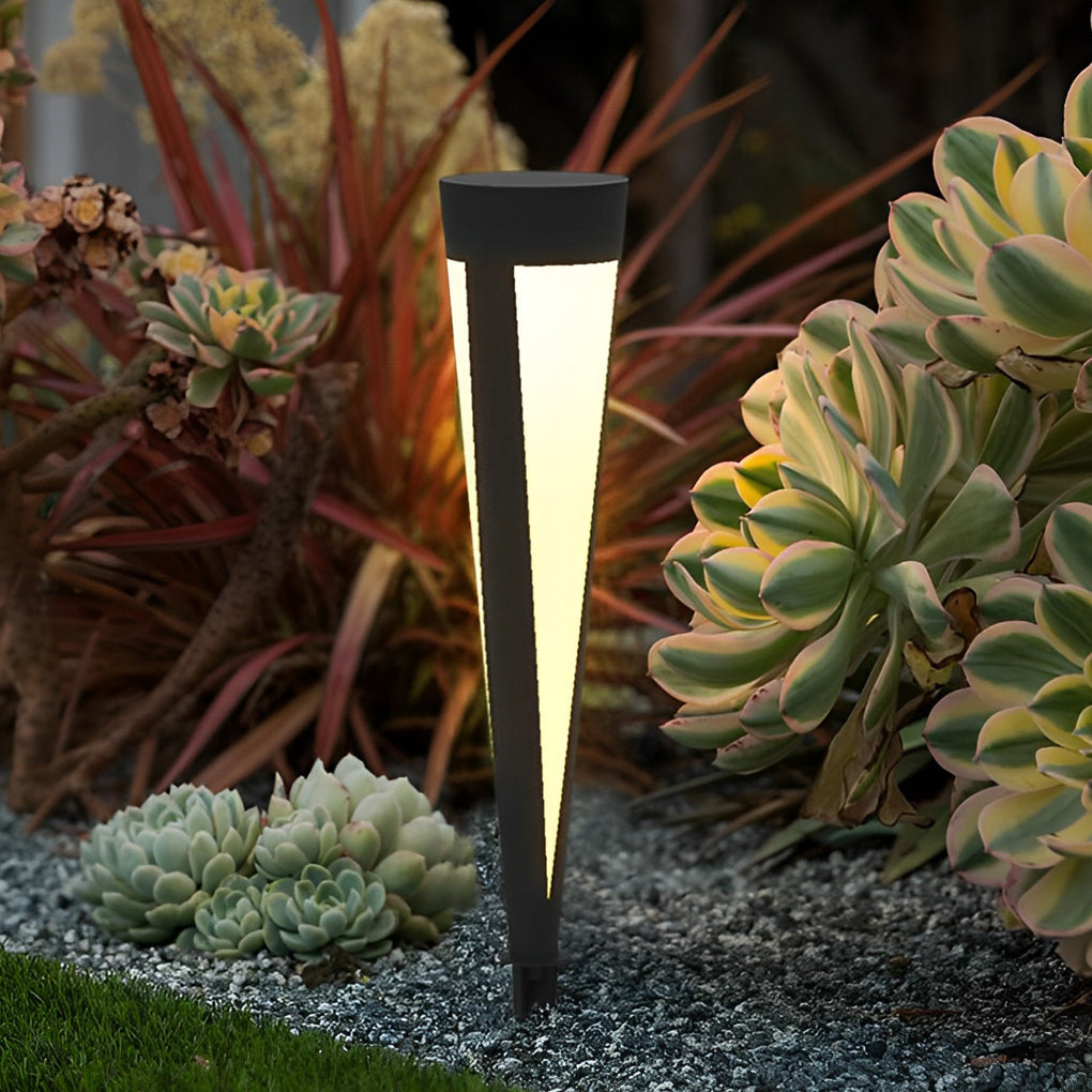 Circular Exterior Waterproof LED Gray Contemporary Solar Exterior Lights Lawn Lamp, Outdoor Wall Light, detail 10