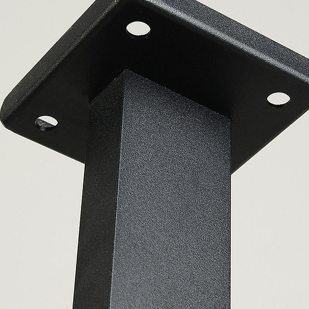 Clean-Lined Waterproof LED 10w Black Contemporary Exterior Pathway Lights, Outdoor Wall Light, detail 12
