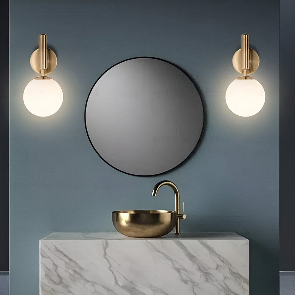 Glass Ball Shaped 5W LED Nordic Wall Light, Bedroom Wall Sconce, detail 6