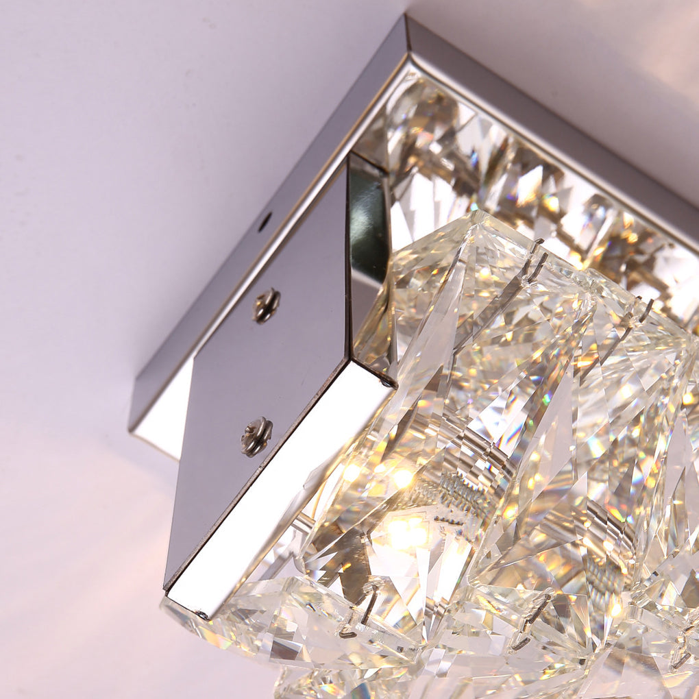 Creative Crystal Three Step Dimming Light LED Contemporary Wall Light, Bedroom Wall Sconce, detail 8