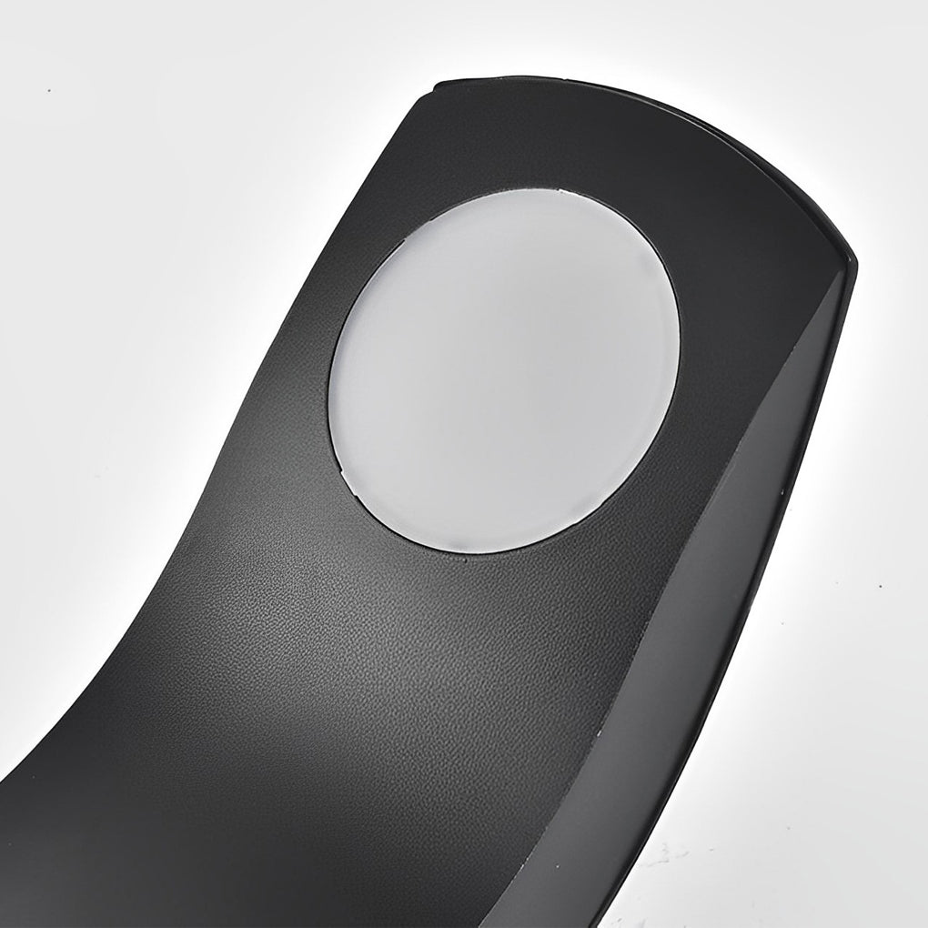 Waterproof IP65 COB LED Black Contemporary Exterior Pathway Lights, Outdoor Wall Light, detail 12