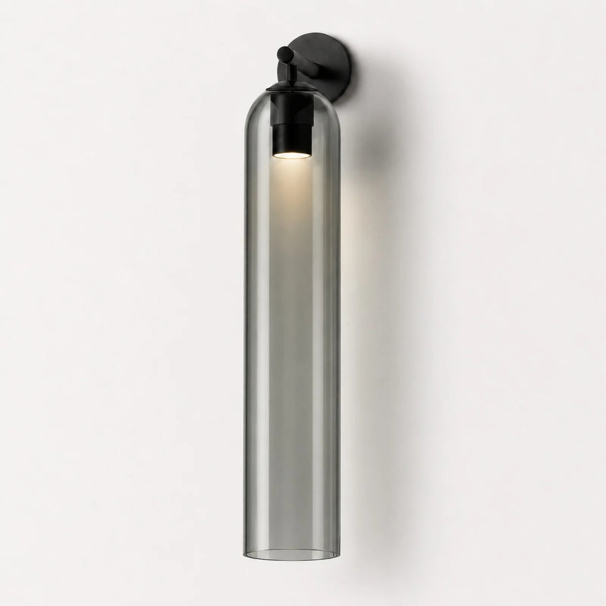 Cylindrical Art Glass Wall Light