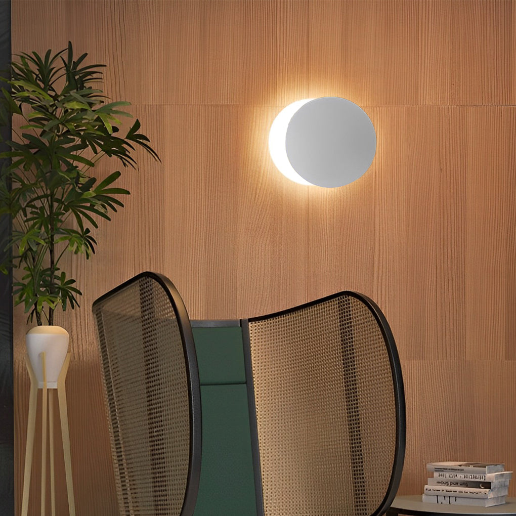 360° Rotatable Circular LED Contemporary Wall Light Decorative Wall Light, Bedroom Wall Sconce, detail 12