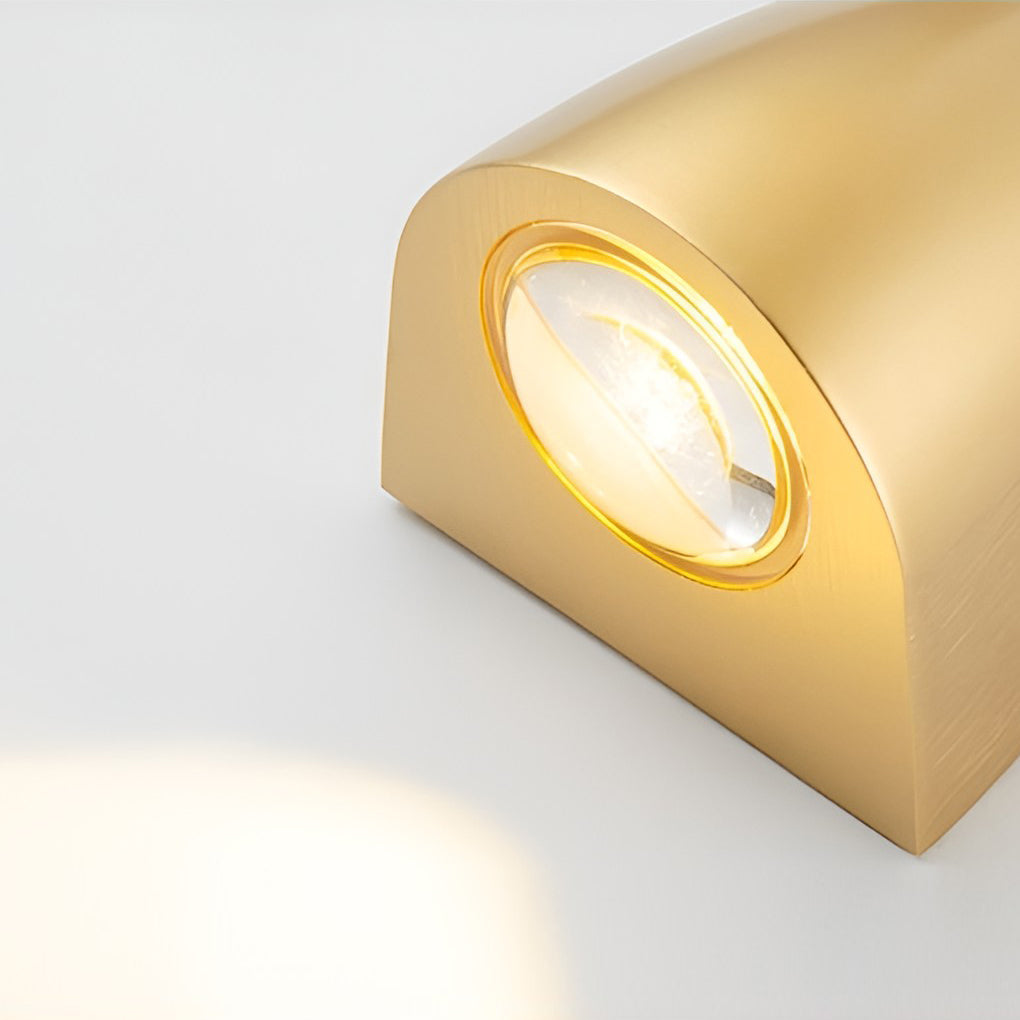 Electroplated Metal LED Up and Down Lights Contemporary Wall Light, Hardwired Wall Sconce, detail 12