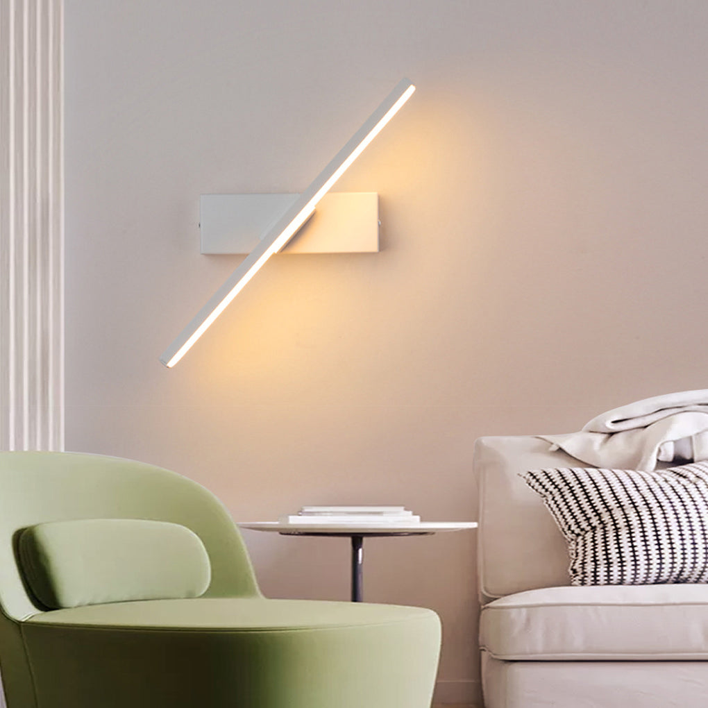 330° Rotatable Creative Strip LED Contemporary Wall Light, Bedroom Wall Sconce, detail 3