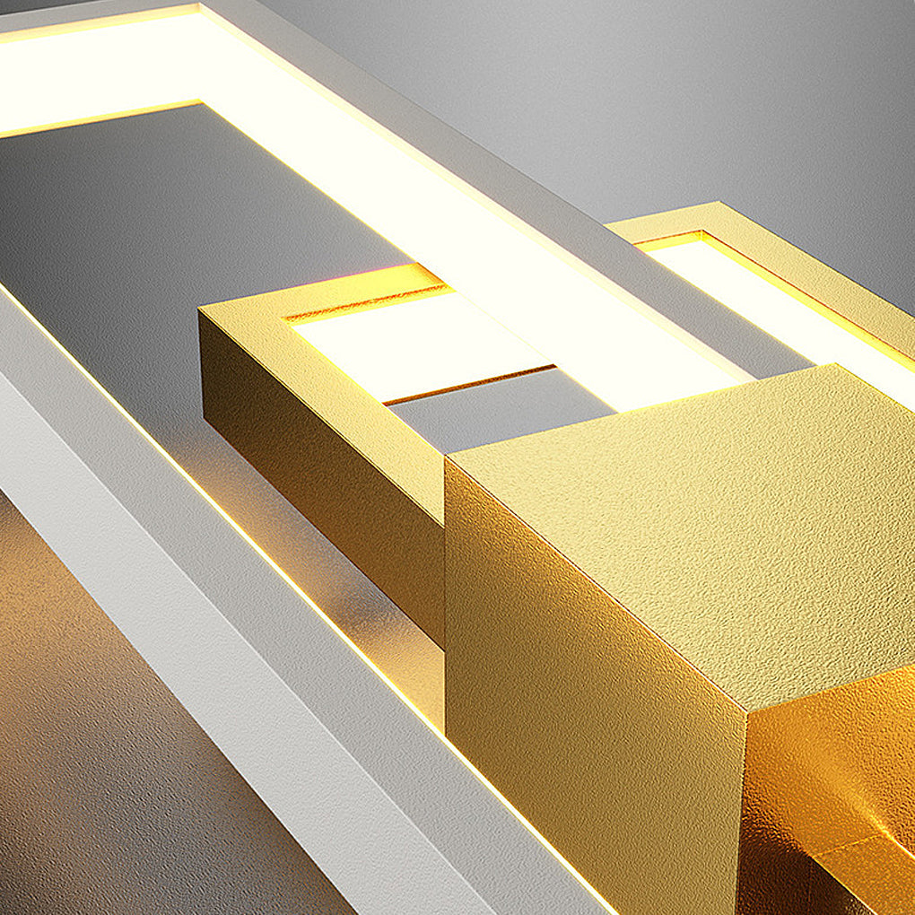 Box Three-color Light LED Nordic Wall Light, Bedroom Wall Sconce, detail 12