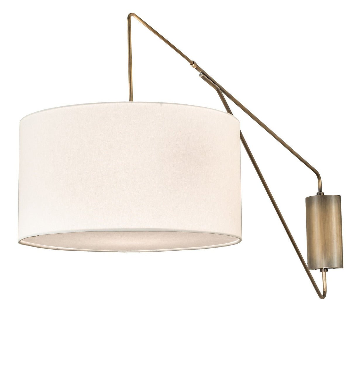 1-Light 26.00" Antique Brass Wall Sconce front view